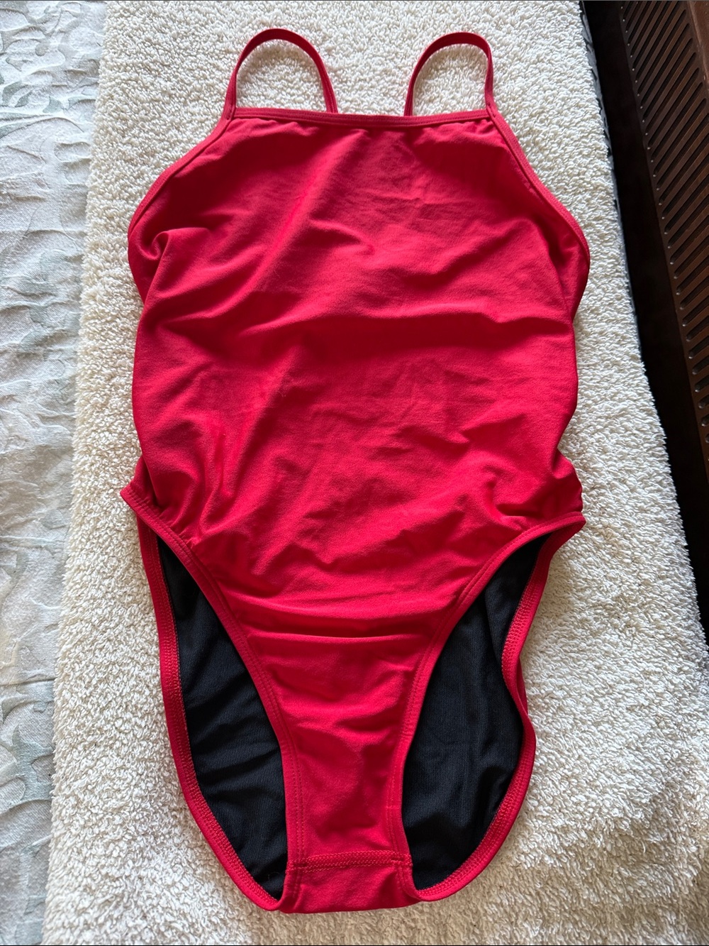JOLYN Red One-Piece Racerback Swimsuit, DREW size 30